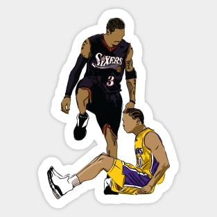 Allen Iverson Step Over Sketch Sticker